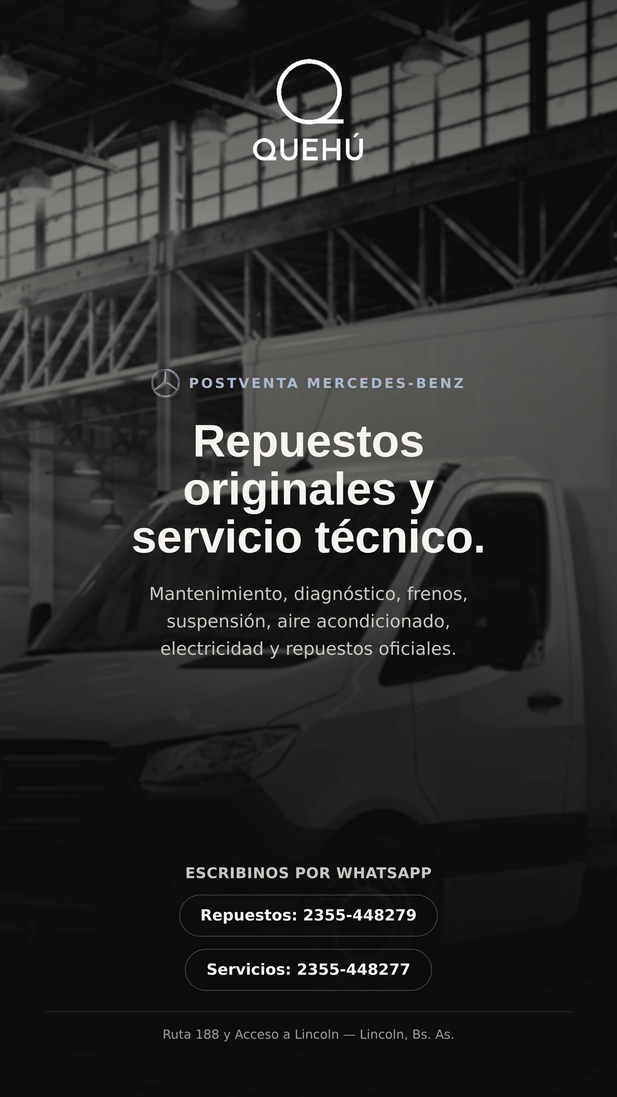 Postventa Mercedes-Benz - Repuestos originales y servicio técnico